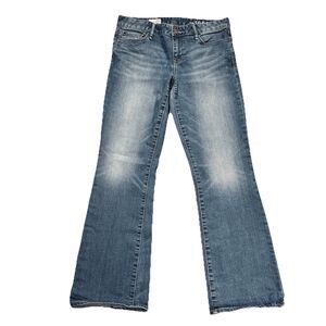 Gap Perfect Boot Cut Jeans 29 S (32x29.5) Blue Mid Rise Denim Stretch Womens